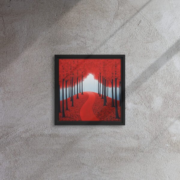 Crimson Whisper Forest Path - Image 2