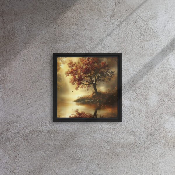 Golden Reverie Autumn Reflection - Image 2