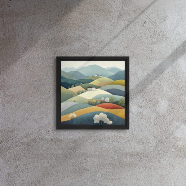 Pastel Hillside Harmony - Image 2