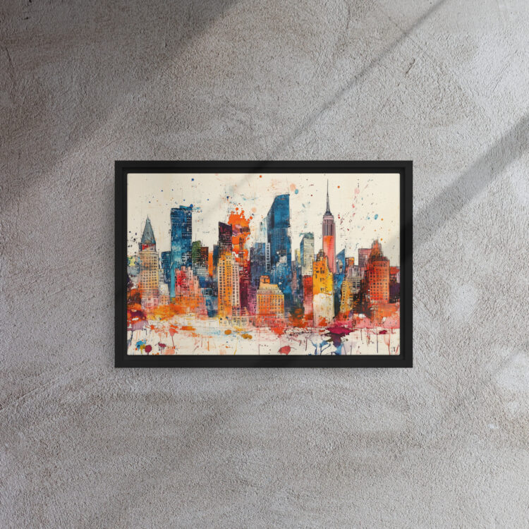 Vibrant Cityscape Wall Art - Image 2