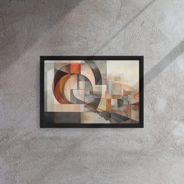 Cubist Stairway Abstract Art - Image 2