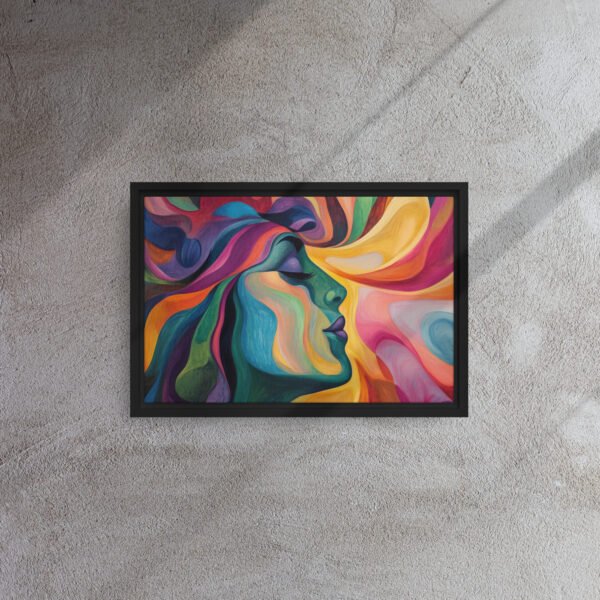 Radiant Mind Abstract Portrait - Image 2