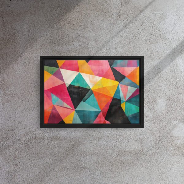 Prismatic Geometry Abstract Art - Image 2