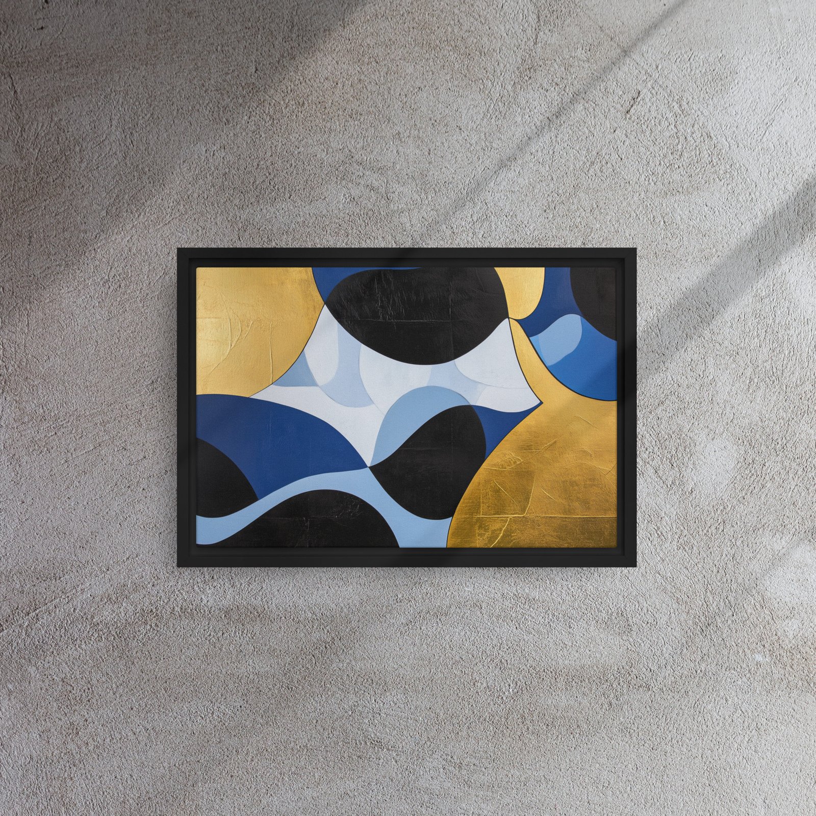 Opulent Wave Geometry Canvas - Image 2