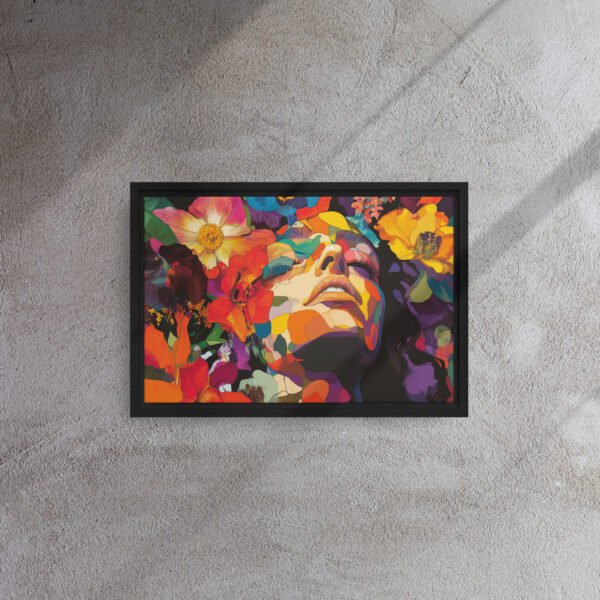 Floral Reverie Portrait Canvas - Image 2