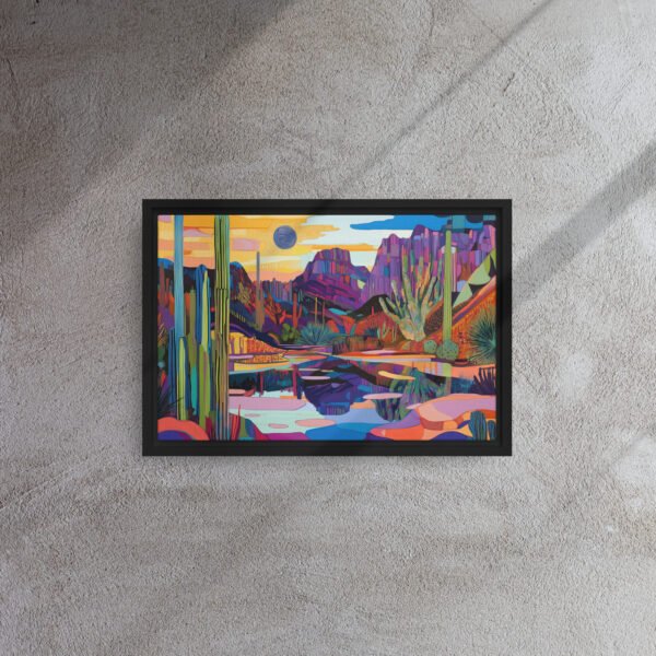 Vivid Desert Mirage Canvas - Image 2