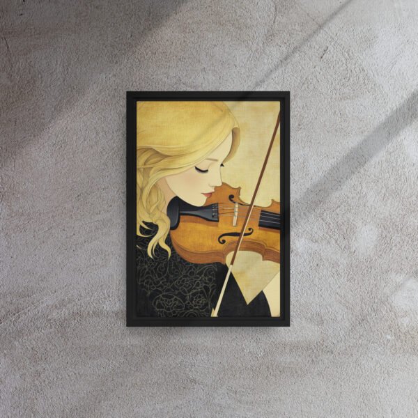 Golden Sonata Violinist Portrait - Image 2