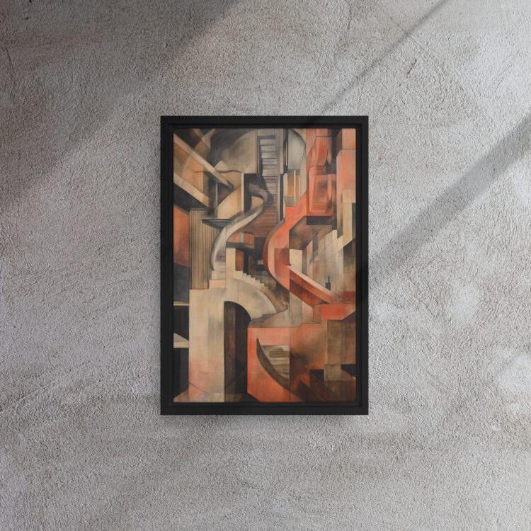 Cubist Architectural Staircase - Image 2