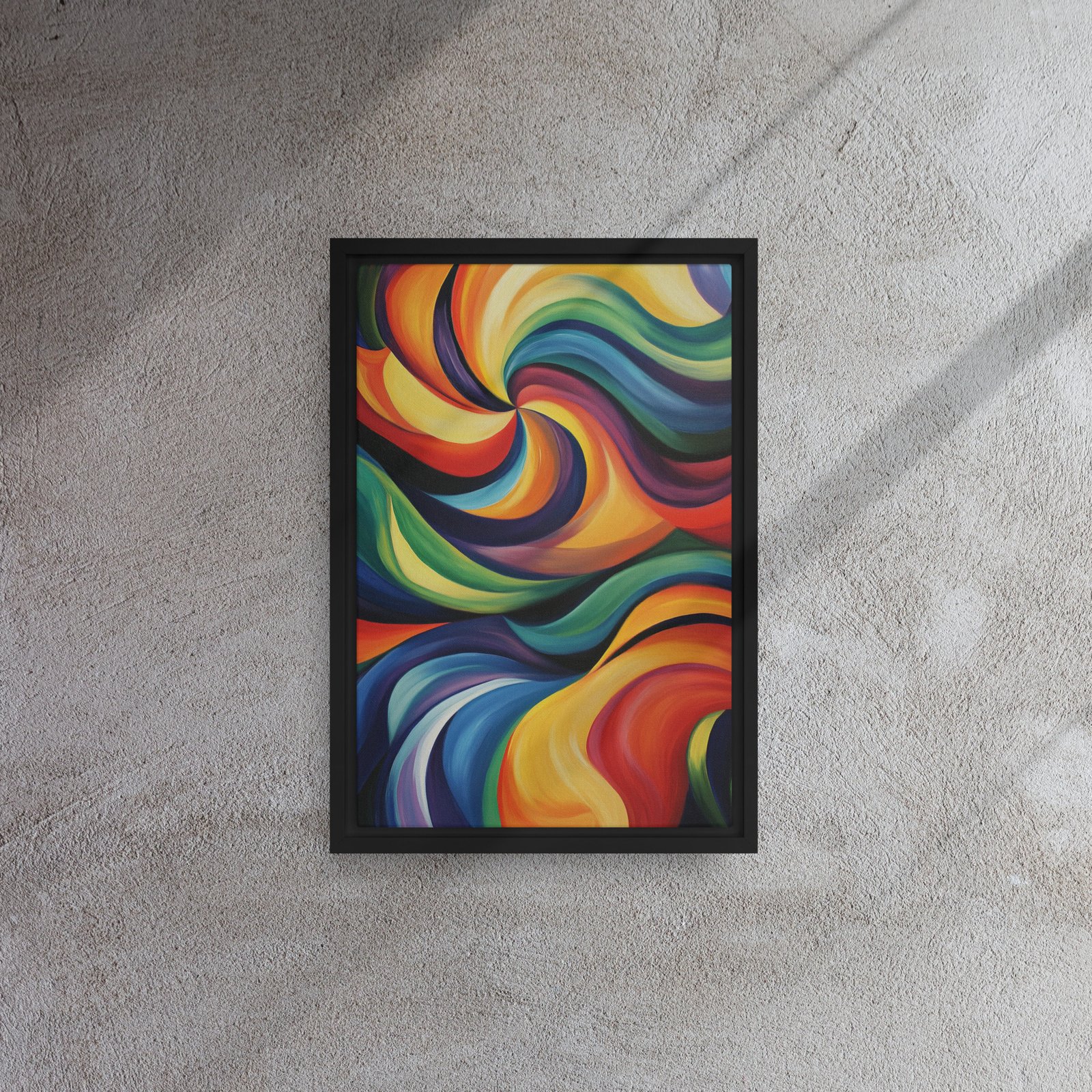 Radiant Vortex Abstract Art - Image 2