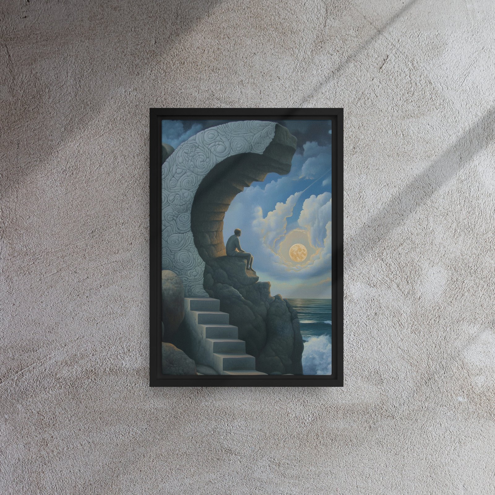 Moonlit Stairway Dream Art - Image 2