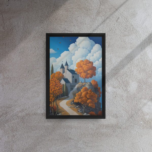 Castle Autumn Cloudscape Art - Image 2