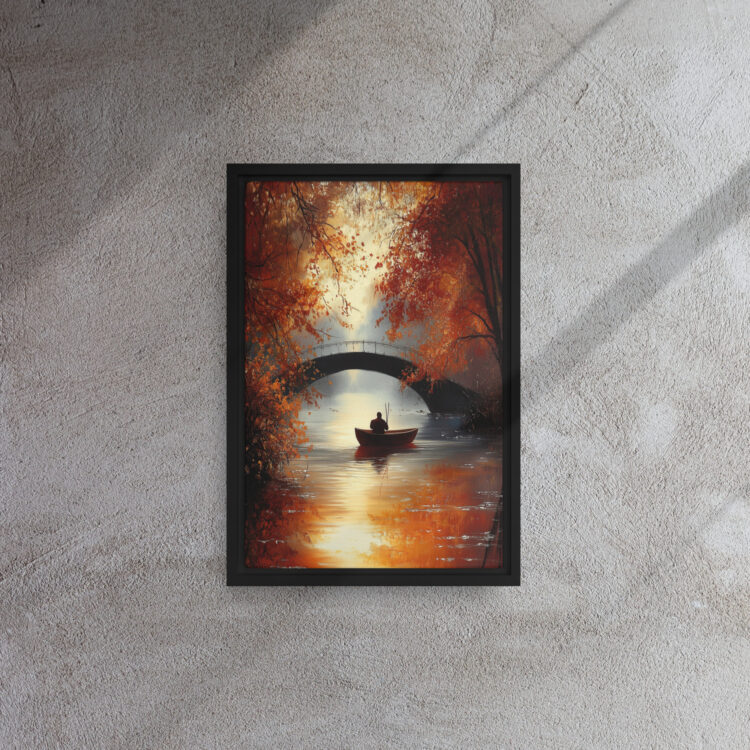 Autumn Bridge Reflection - Image 2