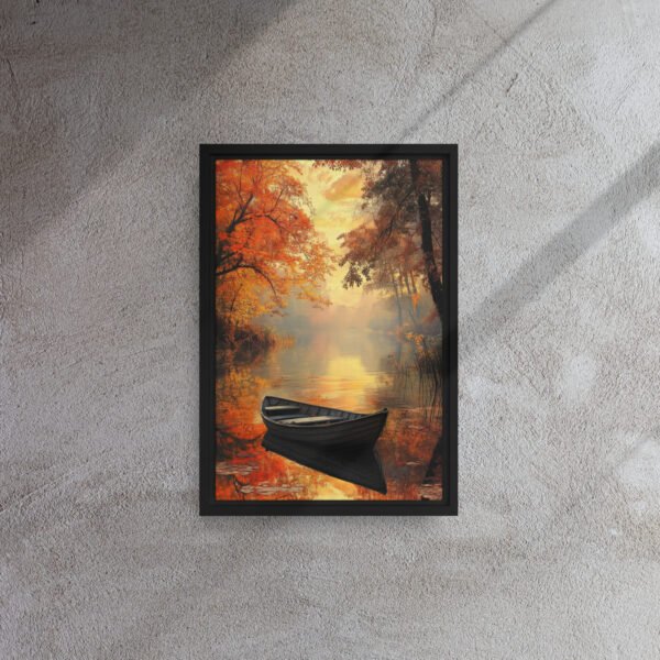 Amber Reflection Rowboat Art - Image 2