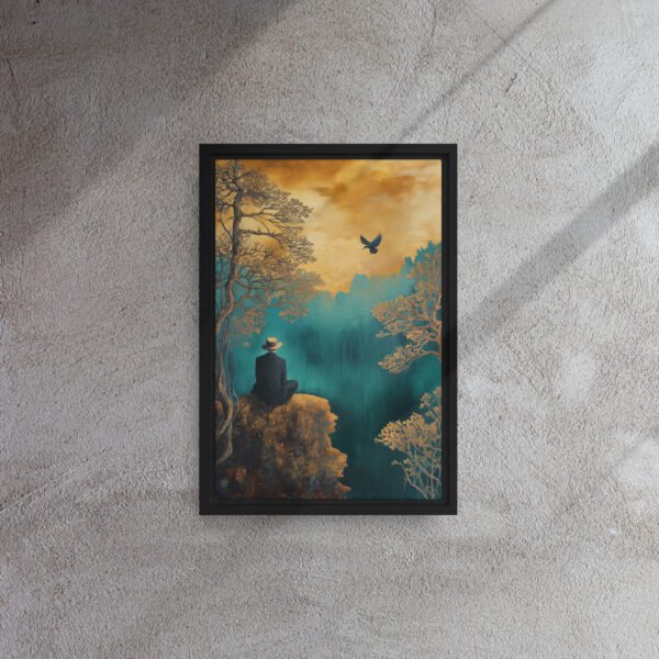 Solitude Cliff Dawn Art - Image 2