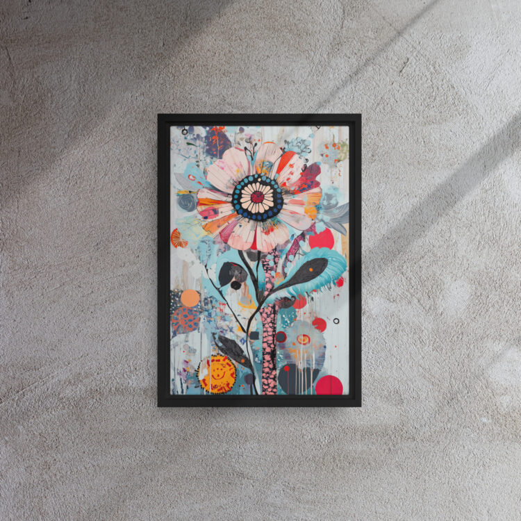 Vibrant Abstract Flower Art - Image 2