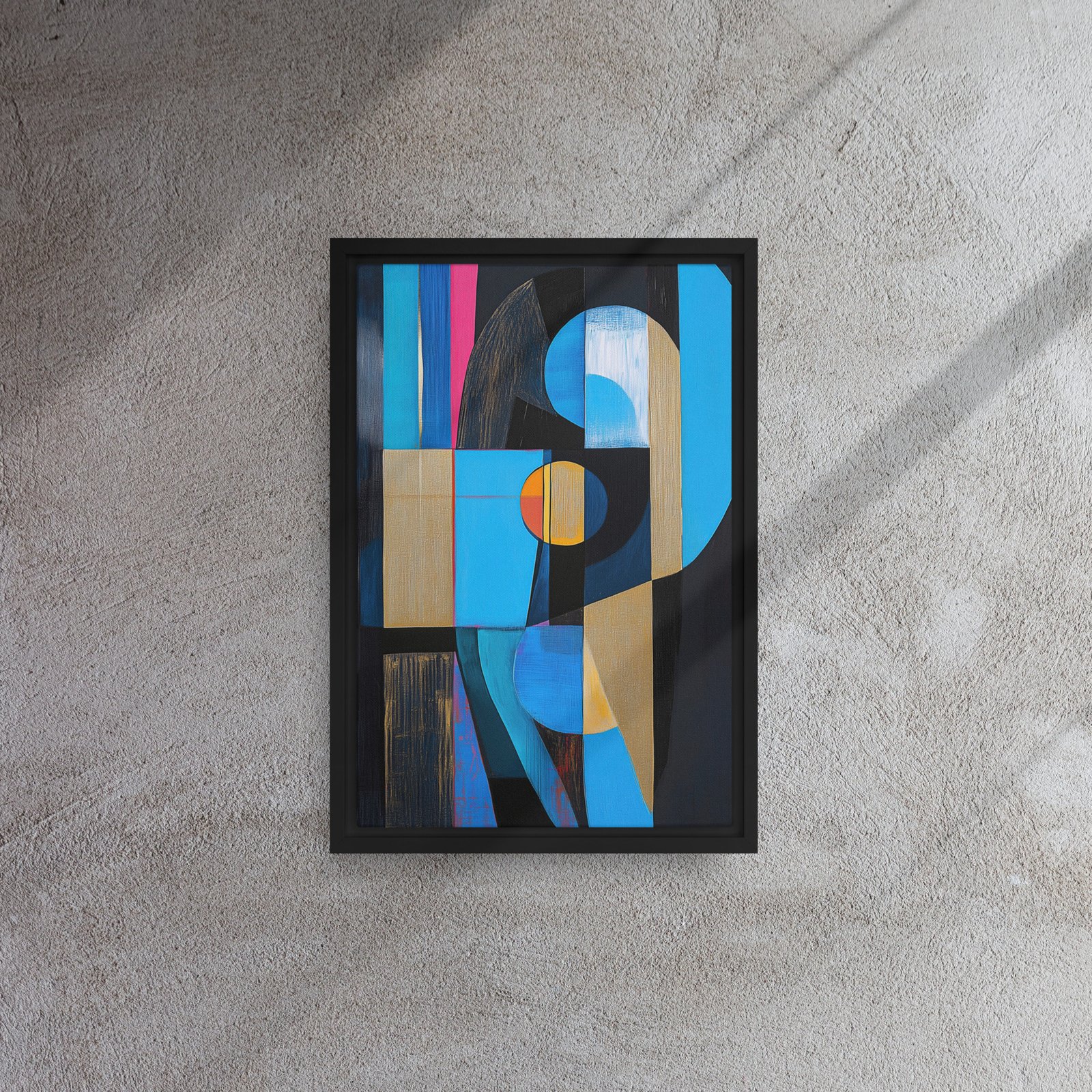 Celestial Geometry Blue Gold - Image 2