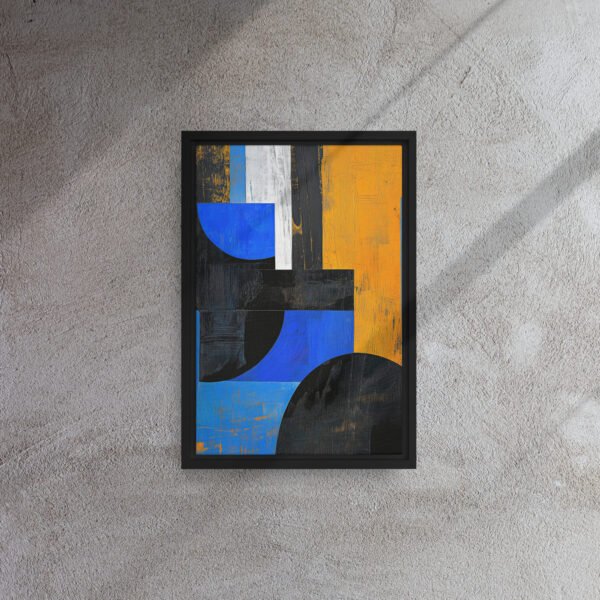 Blue Ember Geometric Fusion - Image 2