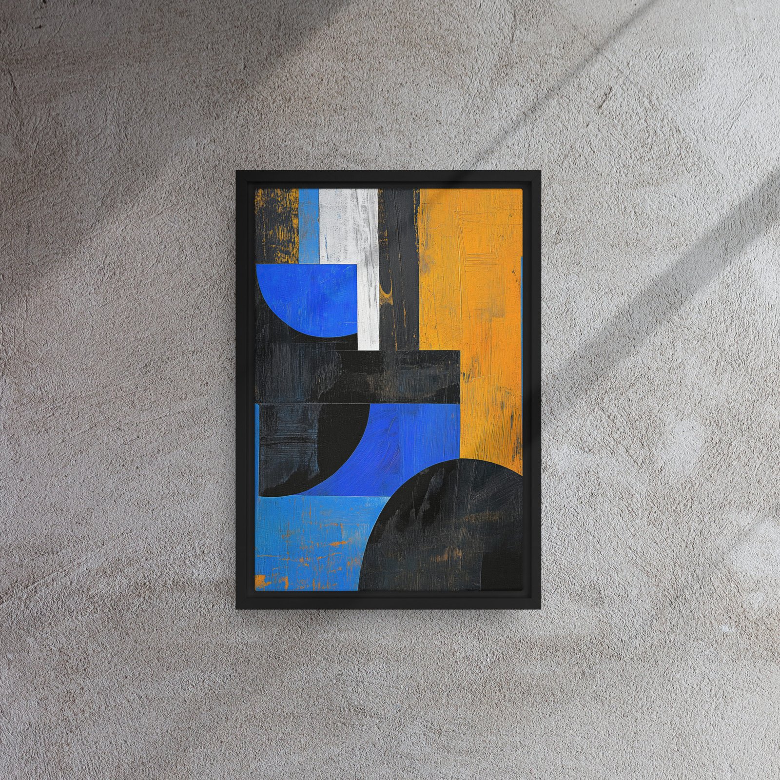 Blue Ember Geometric Fusion - Image 2