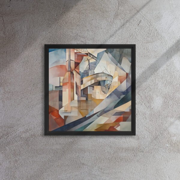 Urban Alloy Cubist Dream - Framed Canvas Print