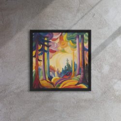 Radiant Canopy Dreamscape Art framed canvas print