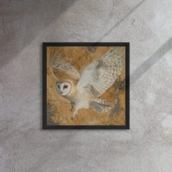 Amber Flight Owl Canvas