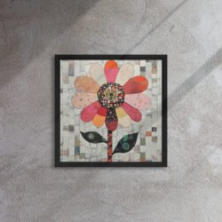Mosaic Petal Bloom Art