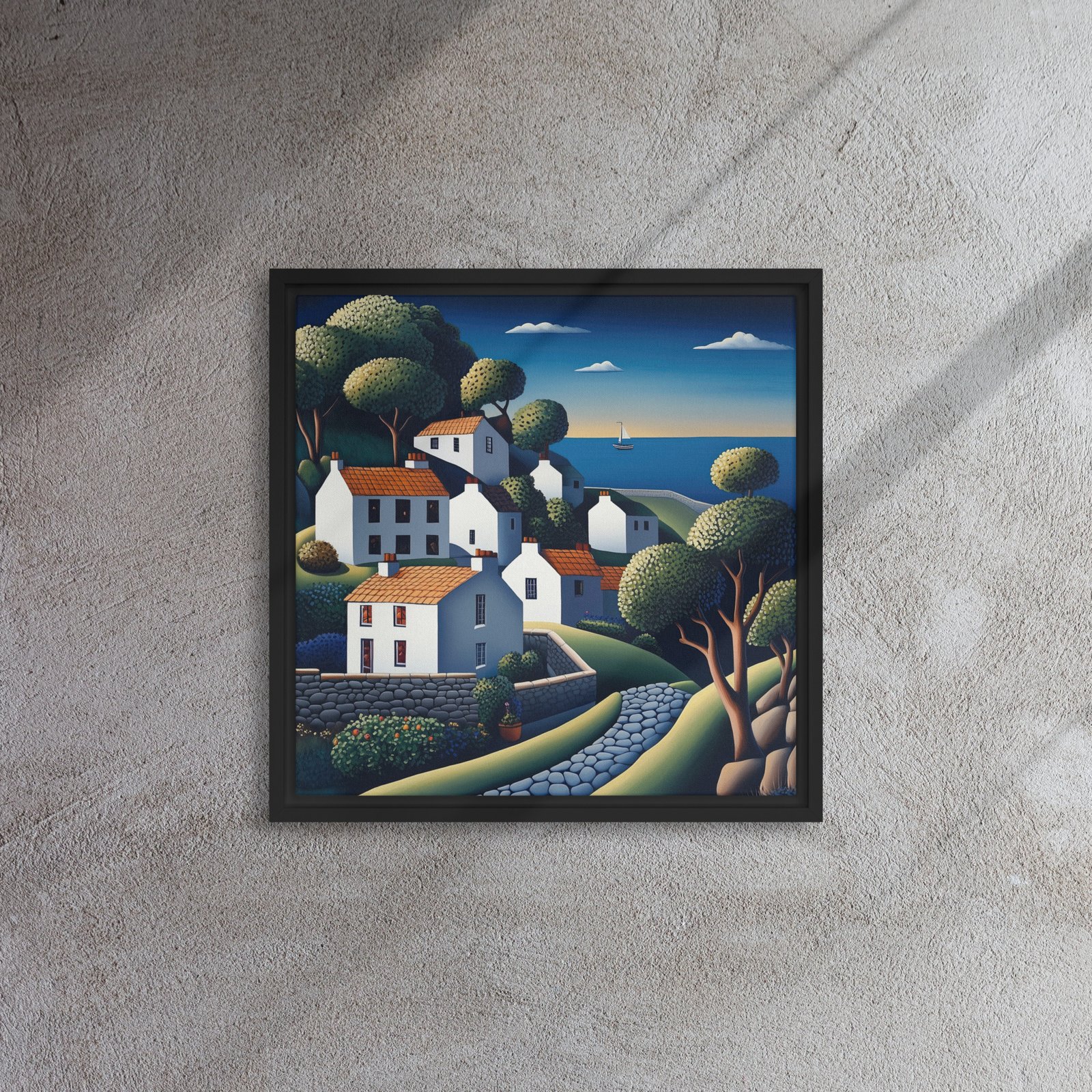 Framed canvas in black 16x16 front 689ee2f9655b1.jpg - Framed Canvas Print