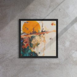 Awakened Horizon framed canvas print