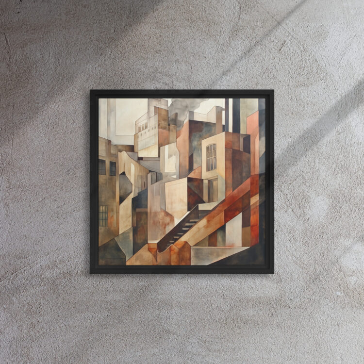 Cubist Urban Ascent