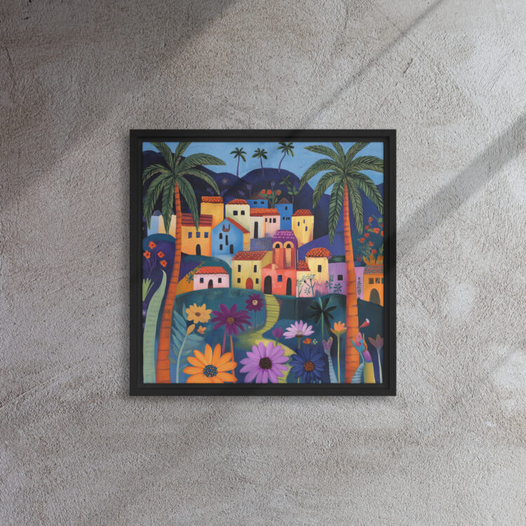 Tropical Village Blooms