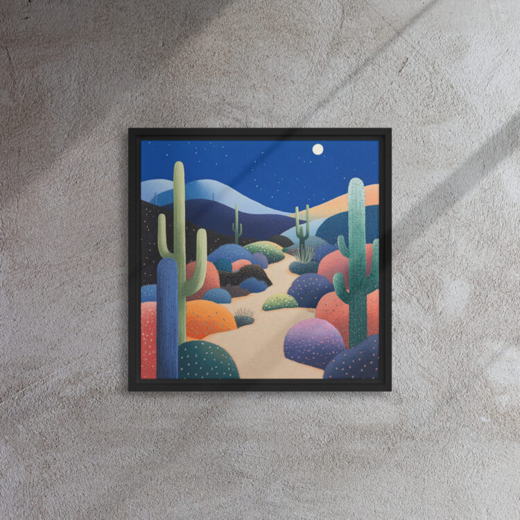 Starry Desert Path