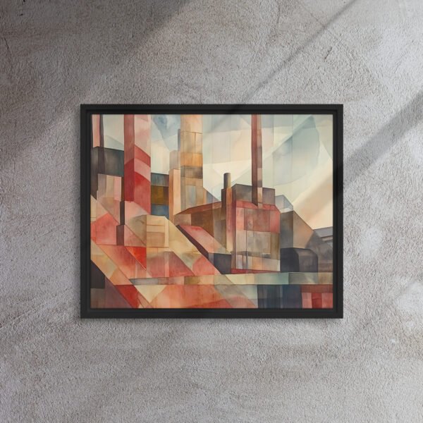 Industrial Geometry Abstract Art - Image 3