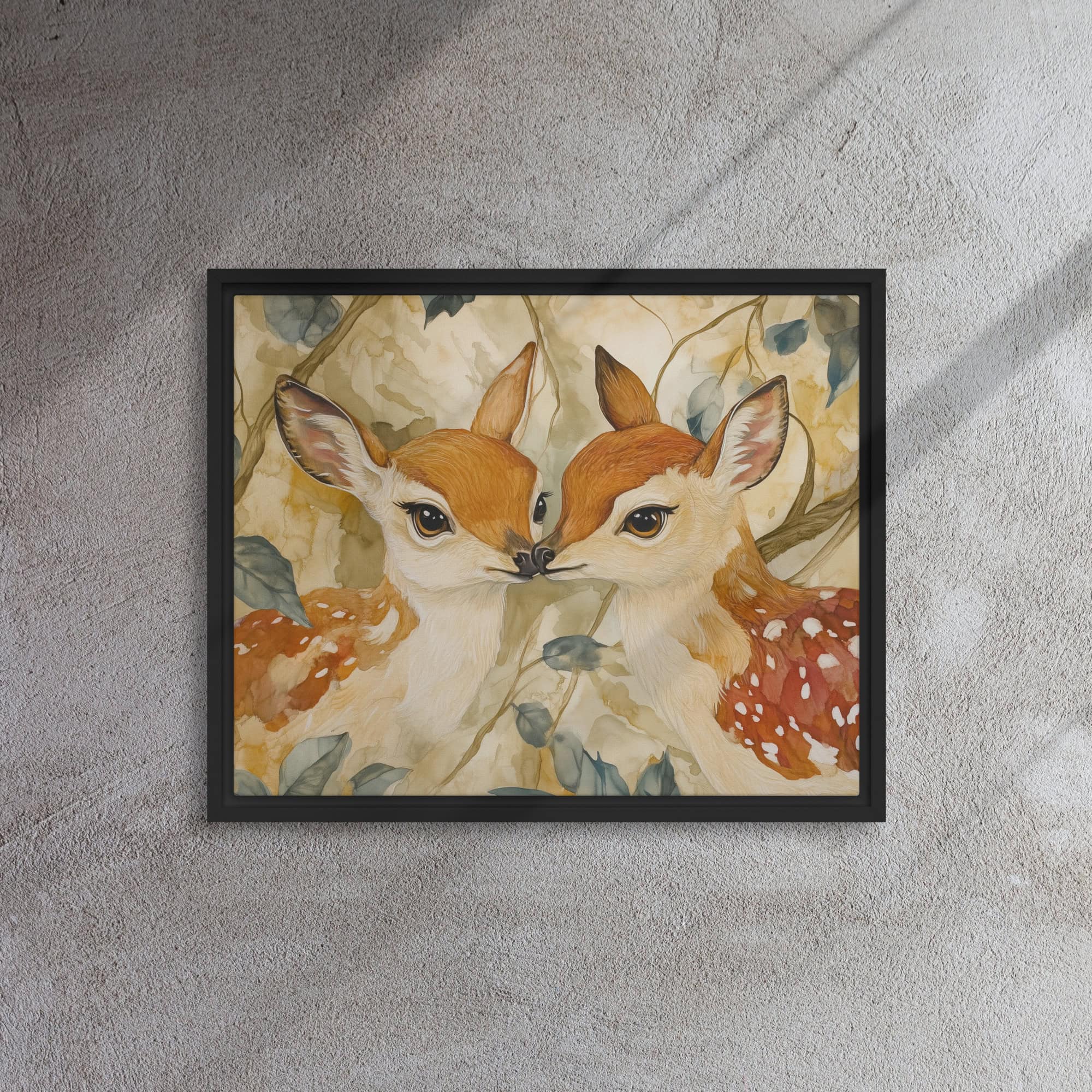 Fawn Kisses Woodland Art - Image 3