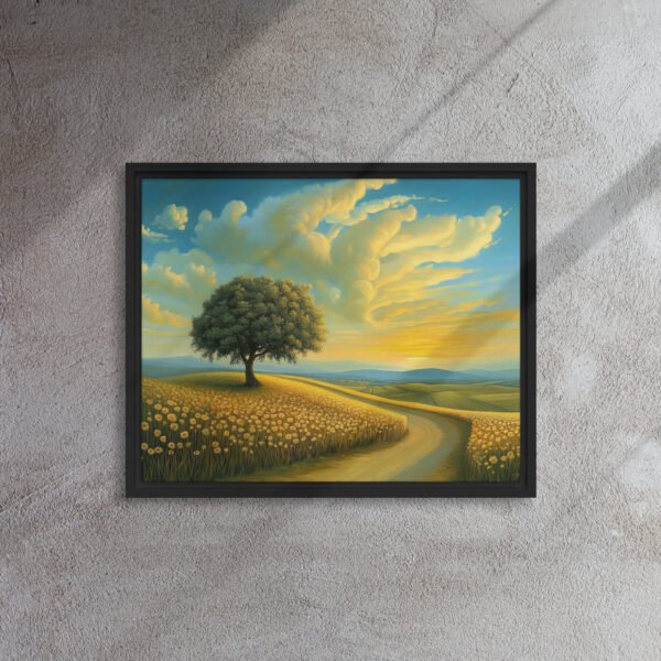 Golden Meadow Sunset Path - Image 3