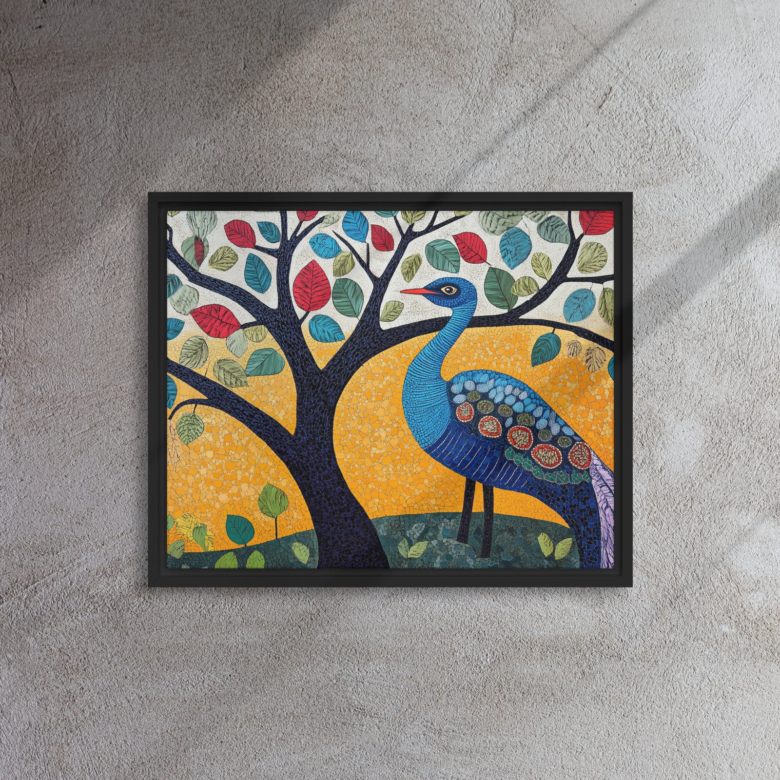 Peacock Mosaic Fantasy Art - Image 3