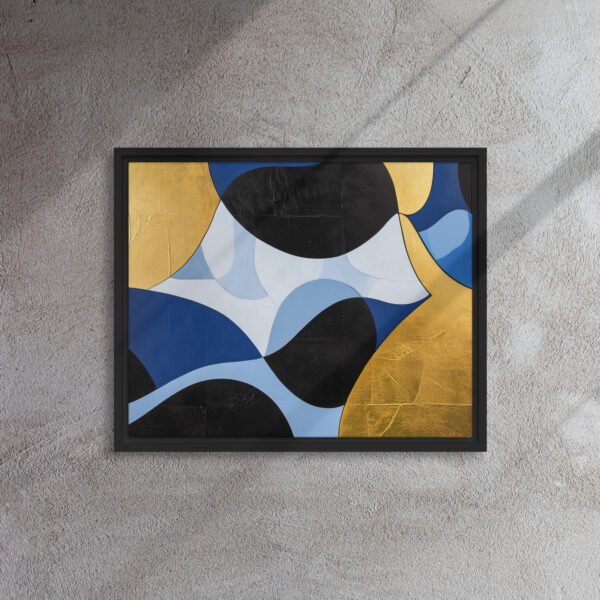 Opulent Wave Geometry Canvas - Image 3