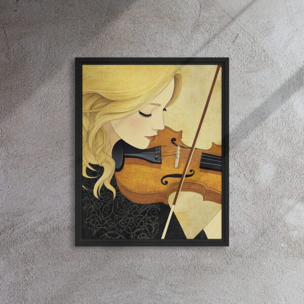Golden Sonata Violinist Portrait - Image 3