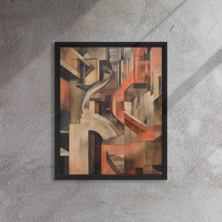 Cubist Architectural Staircase - Image 3
