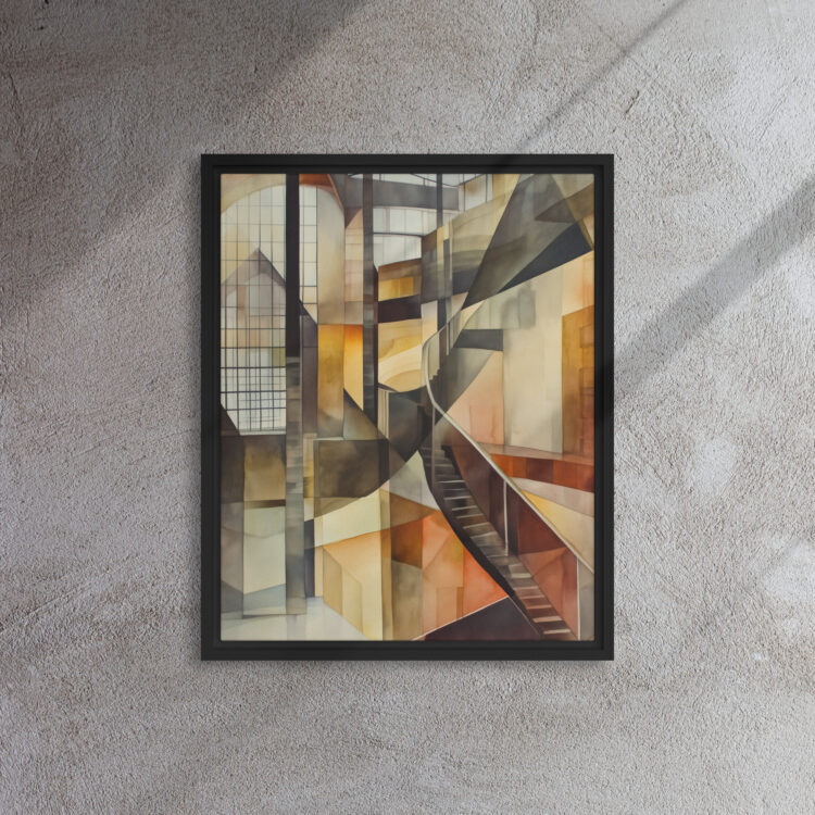 Cubist Atrium Illusion Canvas - Image 3