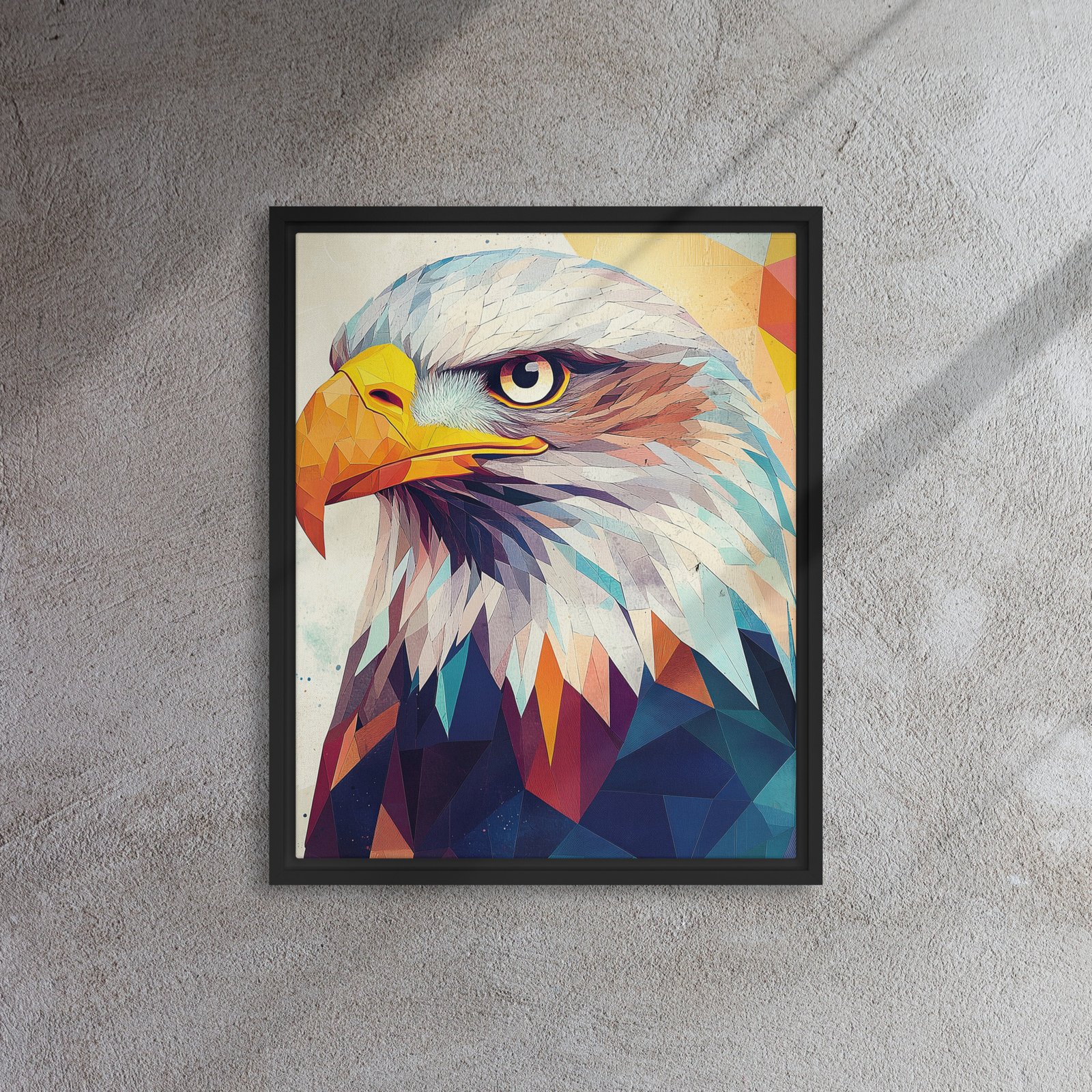 Polygonal Majesty Eagle Art - Image 3