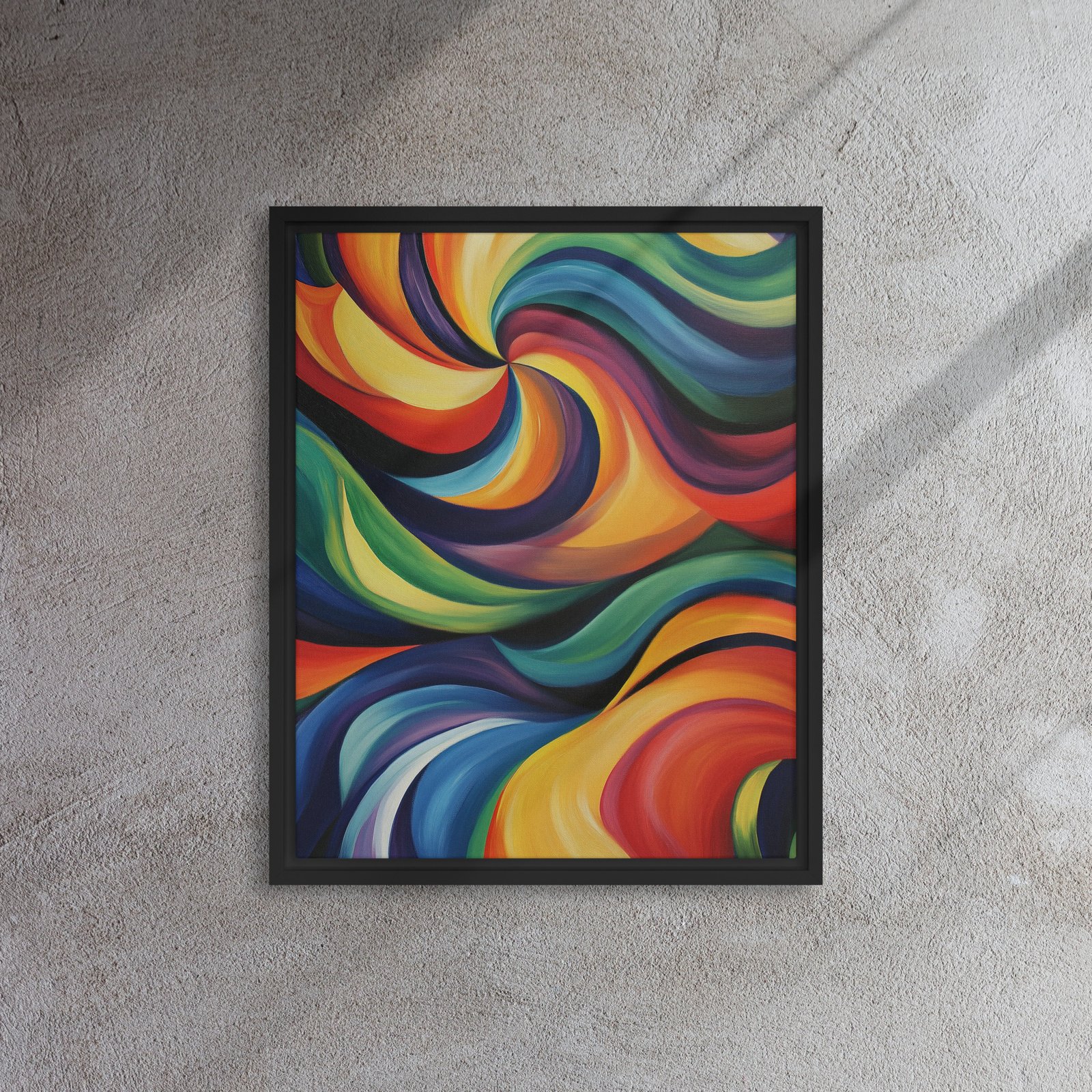 Radiant Vortex Abstract Art - Image 3