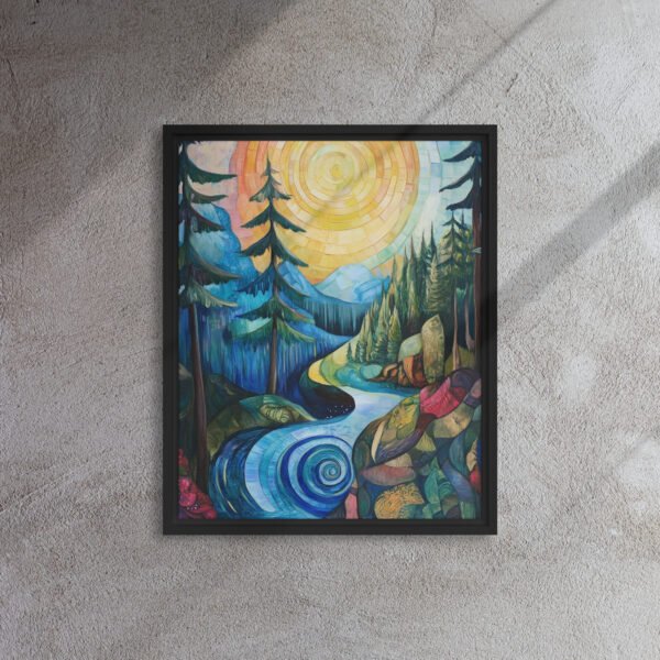 Spiral Sunburst Forest Stream - Image 3