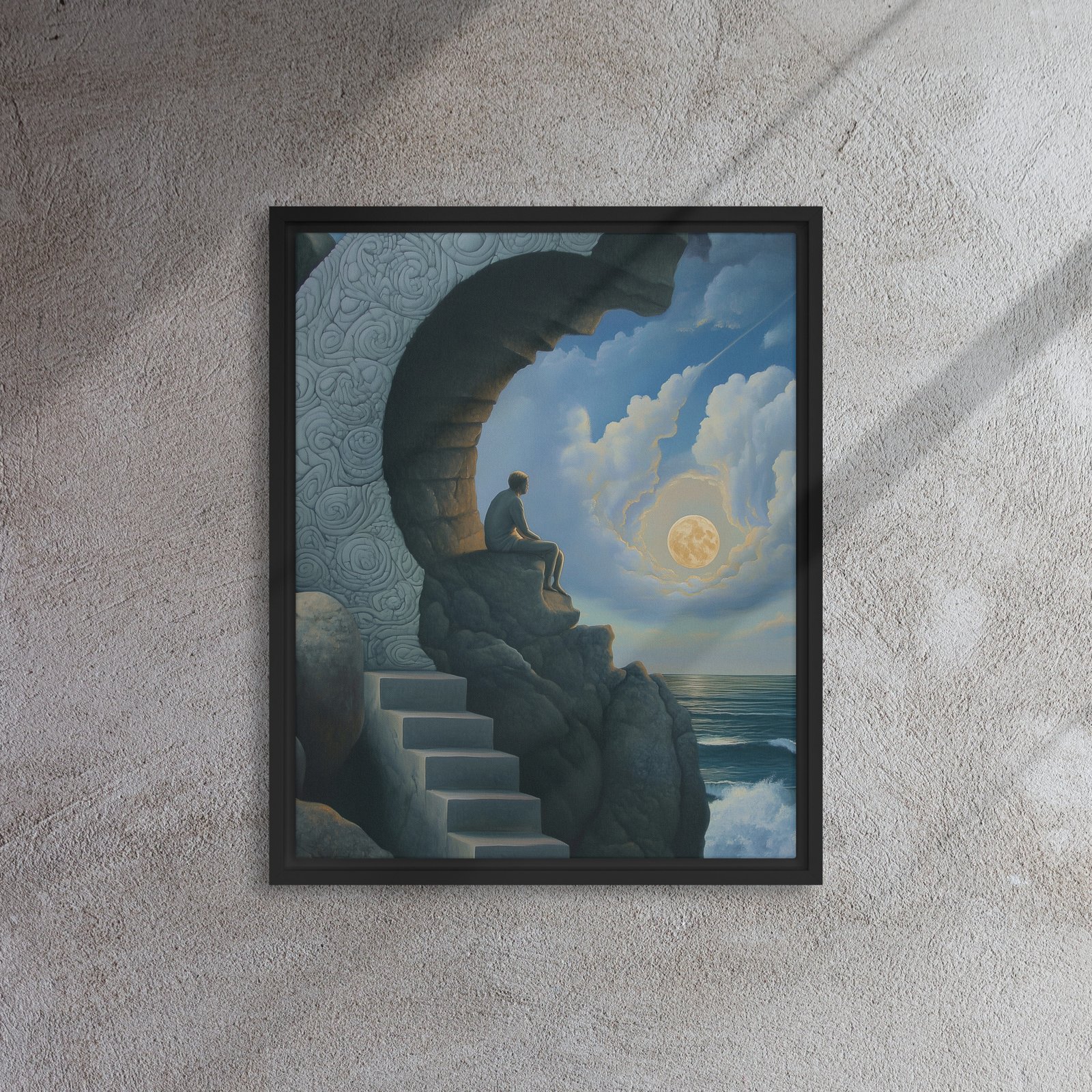 Moonlit Stairway Dream Art - Image 3