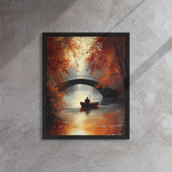 Autumn Bridge Reflection - Image 3