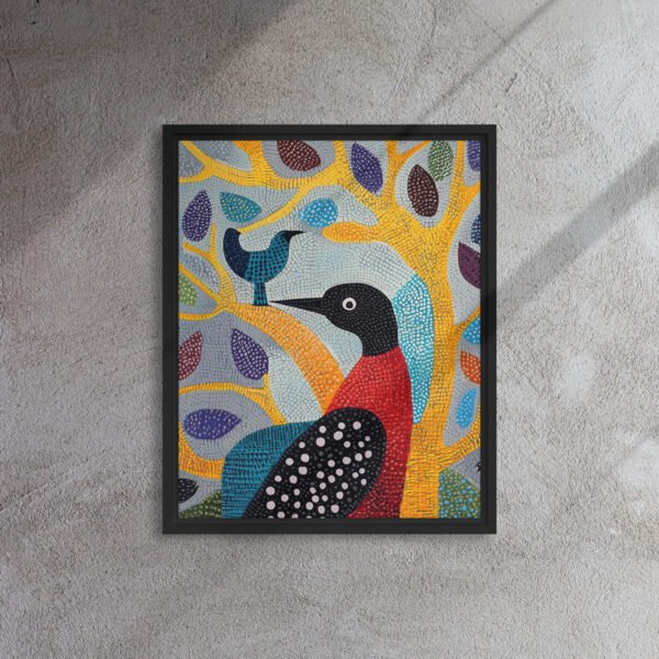 Dotted Birds Vibrant Tree - Image 3
