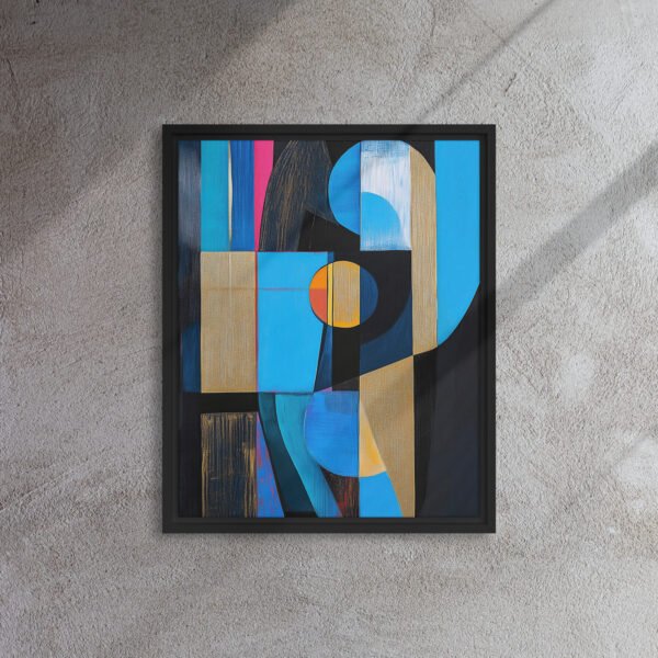 Celestial Geometry Blue Gold - Image 3