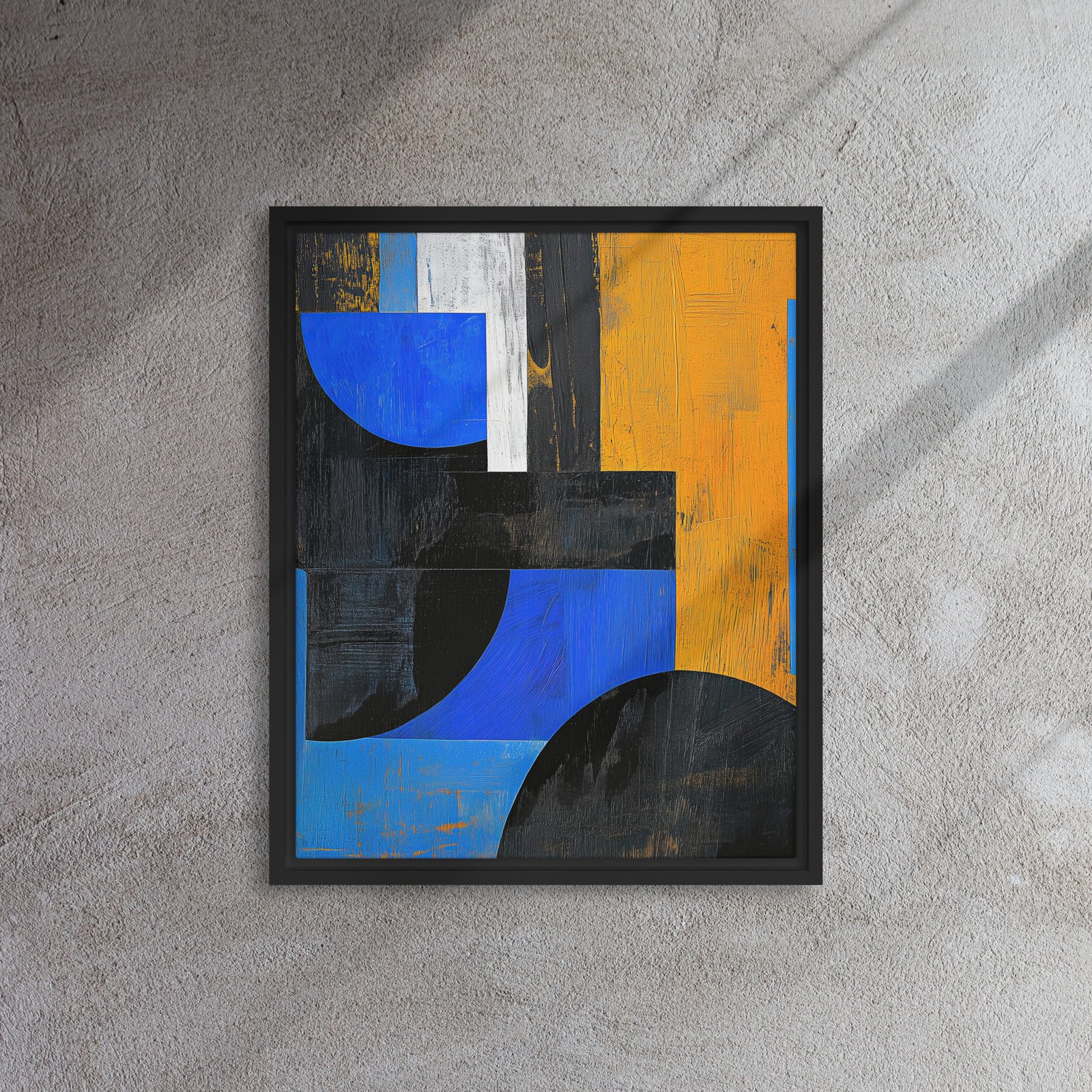 Blue Ember Geometric Fusion - Image 3