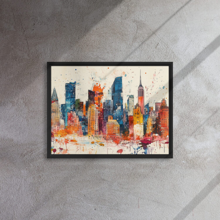 Vibrant Cityscape Wall Art - Image 4