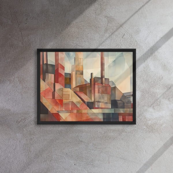 Industrial Geometry Abstract Art - Image 4