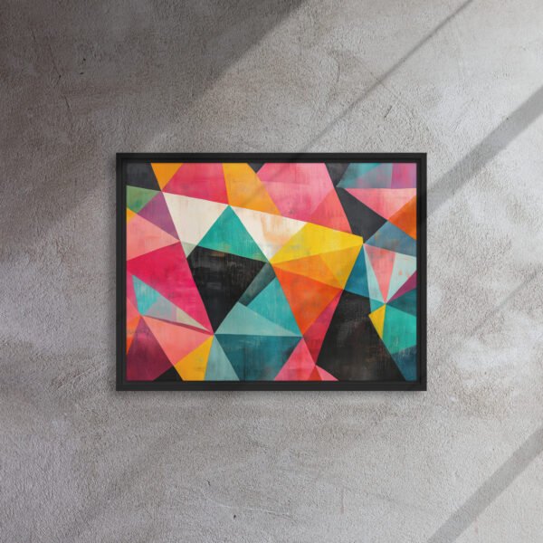 Prismatic Geometry Abstract Art - Image 4